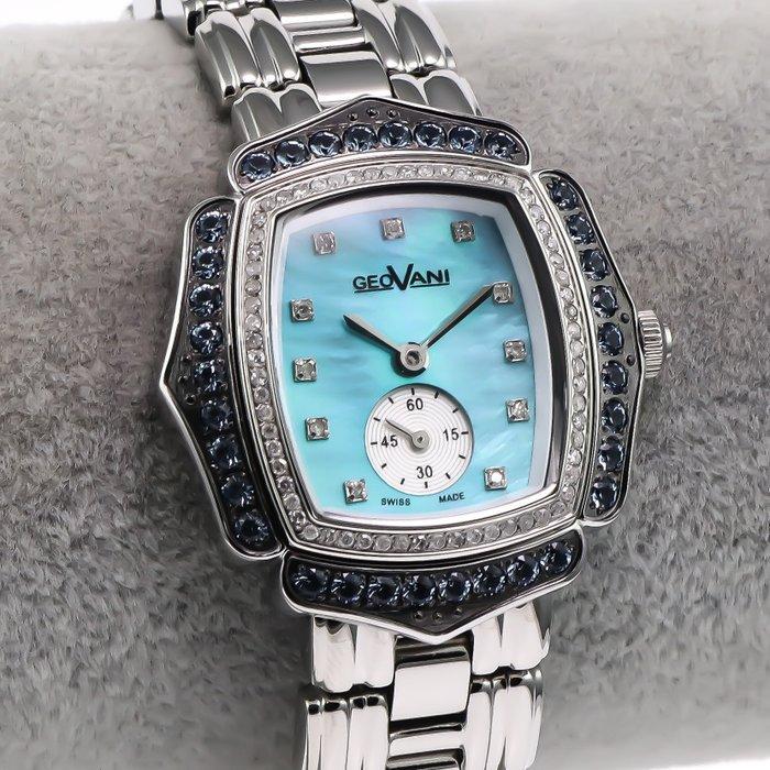 Geovani - Diamond Swiss Watch - GOL593-SS-D-9A - Zonder, Sieraden, Tassen en Uiterlijk, Horloges | Heren