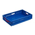 Klapkrat 600x400x122 mm 20 liter blauw, Ophalen of Verzenden