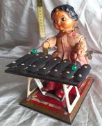Unknown - Groot model Blikkend poppetje met xylofoon, goed, Antiek en Kunst, Antiek | Speelgoed