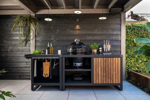 Roostr Rubix - de ultieme buitenkeuken - modulair systeem, Tuin en Terras, Buitenkeukens, Houtskool, Nieuw, Vrijstaand