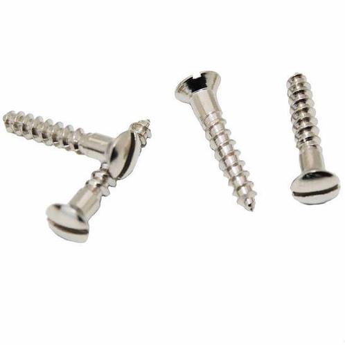 20 Houtschroeven Timeless 3,5x20 Messing Vernikkeld, Doe-het-zelf en Verbouw, IJzerwaren en Bevestigingsmiddelen, Nieuw, Ophalen of Verzenden