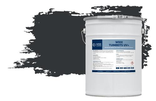 Wixx Tuinbeits UV+ RAL 7021 | Zwartgrijs 2.5L, Doe-het-zelf en Verbouw, Verf, Beits en Lak, Beits, Zwart, Nieuw, Minder dan 5 liter