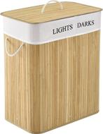 2dekans | Bamboe Wasmand Curly - 100 L - Natuur -, Ophalen of Verzenden, Zo goed als nieuw