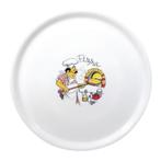 Pizzaborden | Porselein | Wit | 6 Stuks | Ø330mm Saturnia, Verzenden, Nieuw in verpakking