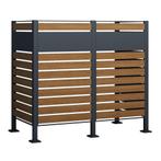 Kliko ombouw - 2 containers - 171x89x150cm - antraciet ho..., Ophalen of Verzenden, Nieuw