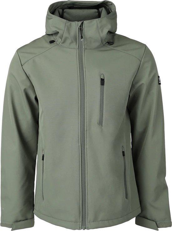Brunotti Mib Heren Softshell Jas - Groen - S (Jassen), Kleding | Heren, Jassen | Winter, Nieuw, Verzenden
