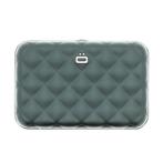 Ogon Designs Quilted Button Kaarthouder RFID Platinum, Verzenden, Nieuw, Groen, Overige merken