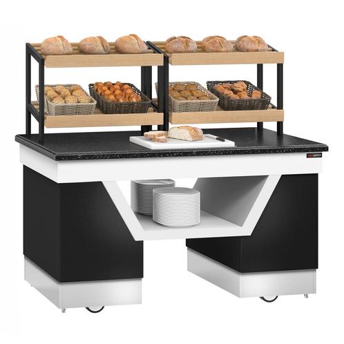 GGM Gastro | Broodstelling BELFAST - 1600mm - met wielen - |, Zakelijke goederen, Horeca | Meubilair en Inrichting, Verzenden