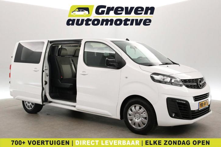 Opel Vivaro 2.0 CDTI L3H1 DC 6 Zits Airco Cruise Carplay, Auto's, Bestelauto's, Te koop, Handgeschakeld, Diesel, Wit, Opel, Verzenden