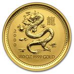 Gouden Lunar I - 1/10 oz 2000 Year of the Dragon, Goud, Losse munt, Verzenden
