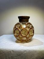 Lamp - Vintage Glazen Bol Lamp, Jaren 60-70 Retro Design -