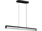 EGLO Cardito 1 Hanglamp - LED - 100 cm - Zwart - Kristallen, Verzenden, Zo goed als nieuw