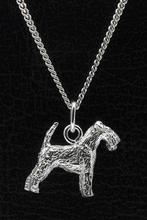 Zilveren Welsh terrier ketting hanger - groot, Verzenden, Nieuw
