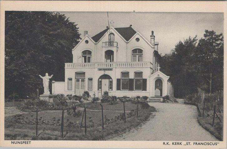 NUNSPEET - R.K. Kerk St. Franciscus, Verzamelen, Ansichtkaarten | Nederland, Verzenden