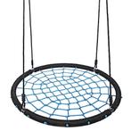 Nestschommel - 100 cm - open gevlochten - blauw - tot 150 kg, Kinderen en Baby's, Ophalen of Verzenden, Nieuw