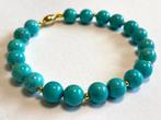 18 karaat (750) goud - natuurlijke turkoois - Armband