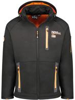 Geographical Norway Softshell Heren Jas Roddy Zwart, Kleding | Heren, Jassen | Zomer, Verzenden, Nieuw, Zwart