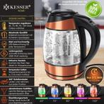 KESSER® Waterkoker - 1,8L - RVS - LED-verlichting - Koper •, Verzenden, Nieuw