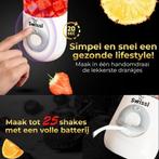 Blender To Go Swissl - Draadloze Smoothie Maker - Draagbare, Witgoed en Apparatuur, Blenders, Ophalen of Verzenden, Zo goed als nieuw
