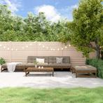 vidaXL 5-delige Loungeset met kussens massief hout, 5 zitplaatsen, Verzenden, Nieuw, Loungeset