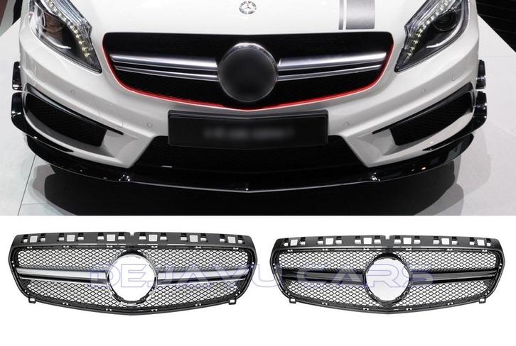 A45 AMG Look Front Grill voor Mercedes Benz A-Klasse W176, Auto diversen, Tuning en Styling, Ophalen of Verzenden