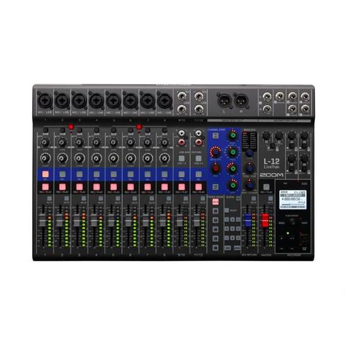 Zoom L12 LiveTrak - Digital Mixer and Recorder SUPERPRIJS!, Muziek en Instrumenten, Mengpanelen, Nieuw, Microfooningang, 10 tot 20 kanalen