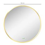 TRUUSK LED Badspiegel Ronde Wandspiegel Ø50 Cm Met Geheugenf, Huis en Inrichting, Woonaccessoires | Spiegels, Verzenden, Nieuw