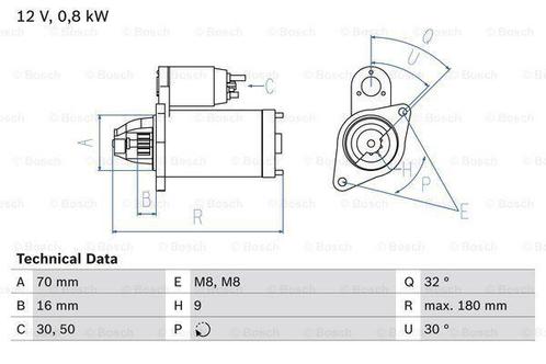 Startmotor / Starter SMART CABRIO (0.6,0.7), Auto-onderdelen, Motor en Toebehoren, Nieuw, Ophalen of Verzenden