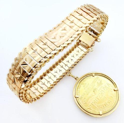 Armband - 18 karaat Geel goud, Sieraden, Tassen en Uiterlijk, Armbanden