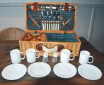 Picknickmand - Engelse picknickmand met compleet servies 4