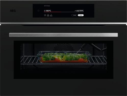 AEG TKK8N821T inbouw oven met magnetron - mat zwart, Witgoed en Apparatuur, Ovens, Inbouw, Hete lucht, Nieuw, Oven met grill, 45 tot 60 cm