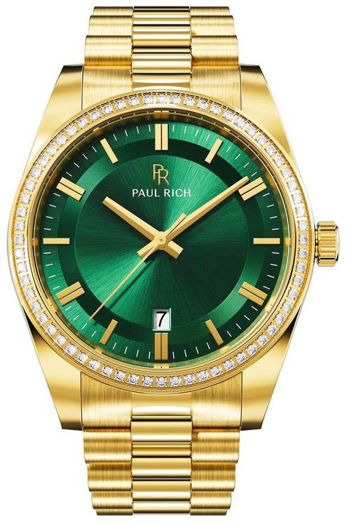 Paul Rich Legacy Gold Green LEG03 horloge, Sieraden, Tassen en Uiterlijk, Horloges | Heren, Staal, Nieuw, Staal, Overige merken