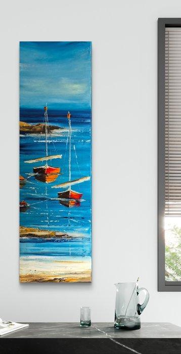 Petra Erengil - In der Mole, Antiek en Kunst, Kunst | Schilderijen | Modern