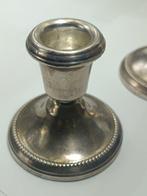 Kaarsenhouder (2) - .925 zilver - Zilveren kandelaars, Antiek en Kunst