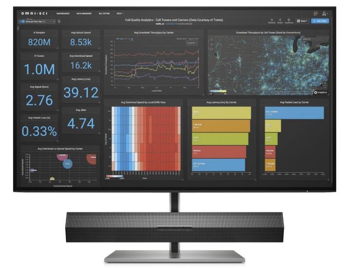 HP Z25xs G3 25 inch Quad-HD monitor. Incl HP Z G3 speaker!, Computers en Software, Monitoren, IPS, Ingebouwde speakers, In hoogte verstelbaar