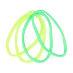 Haarband Endless Sport Elastiek Nylon 4 Stuks Geel Groen, Nieuw
