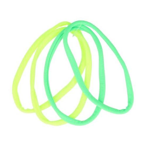 Haarband Endless Sport Elastiek Nylon 4 Stuks Geel Groen, Sieraden, Tassen en Uiterlijk, Uiterlijk | Haarverzorging