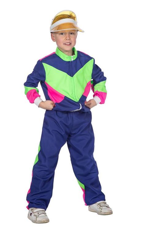 Trainingspak 80s kind, Kleding | Dames, Carnavalskleding en Feestkleding, Nieuw, Ophalen of Verzenden