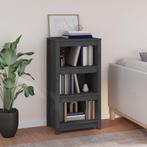 vidaXL Boekenkast 50x35x97 cm massief grenenhout grijs, Huis en Inrichting, Kasten | Boekenkasten, Verzenden, Nieuw, 50 tot 100 cm