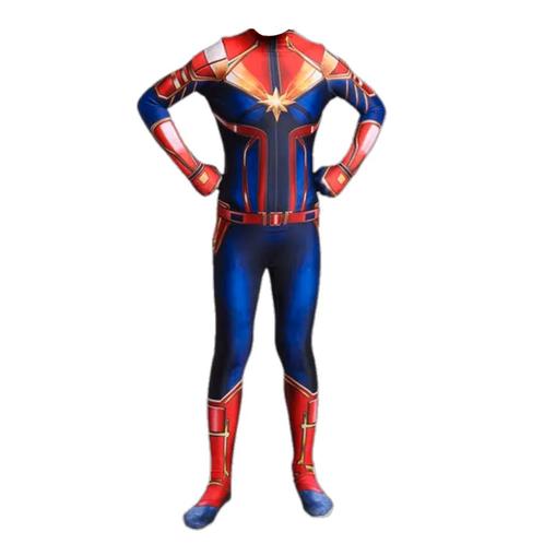 Captain Marvel - 128-134 (7-8 Jaar) - Verkleedkleding, Kinderen en Baby's, Carnavalskleding en Verkleedspullen, Nieuw, Ophalen of Verzenden