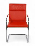 Thonet S61 vergaderstoel, rood-chrome, Huis en Inrichting, Stoelen, Ophalen of Verzenden, Nieuw