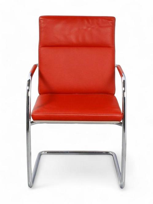Thonet S61 vergaderstoel, rood-chrome, Huis en Inrichting, Stoelen, Nieuw, Ophalen of Verzenden