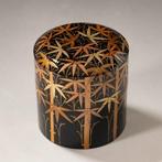 Wajima-lakwerk Natsume (theeopbergdoos) – Bamboebos Goud