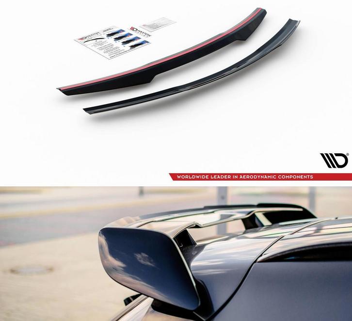 Spoiler Extentie Mercedes GLA 45 AMG X156 Maxton Glans Zwart, Auto-onderdelen, Carrosserie en Plaatwerk, Ophalen of Verzenden