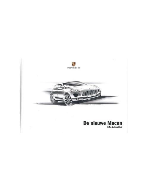 2013 PORSCHE MACAN HARDCOVER BROCHURE NEDERLANDS, Boeken, Auto's | Folders en Tijdschriften, Porsche