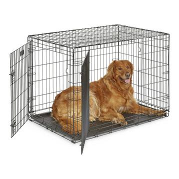 IvoQ Hondenbench XXL - 122x75.5x84cm - Zwart - Opvouwbaar beschikbaar voor biedingen