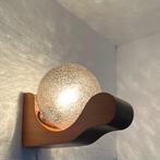 Temde Leuchten - Wandlamp - Glas, Hout, Messing, Metaal - H, Antiek en Kunst