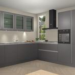 Onyxgrijze greeploze keuken Ottawa 21768, Verzenden, Nieuw