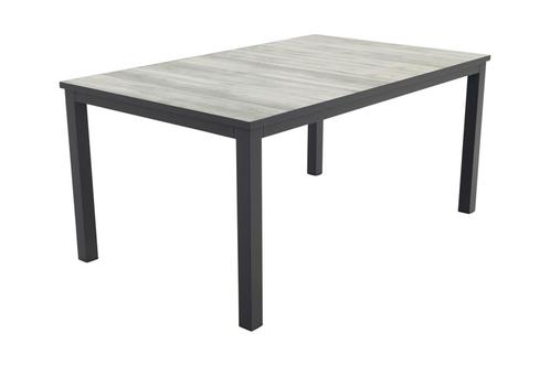Hartman Comino dining tuintafel 163x105 cm. - Keramiek/Grijs, Tuin en Terras, Tuintafels, Nieuw, Overige materialen, Rond, Verzenden