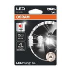 Osram W5W W2.1x9.5d LED Retrofit Rood Set 12 volt, Ophalen of Verzenden, Nieuw
